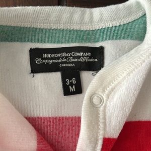 Hudson’s Bay velour onesie